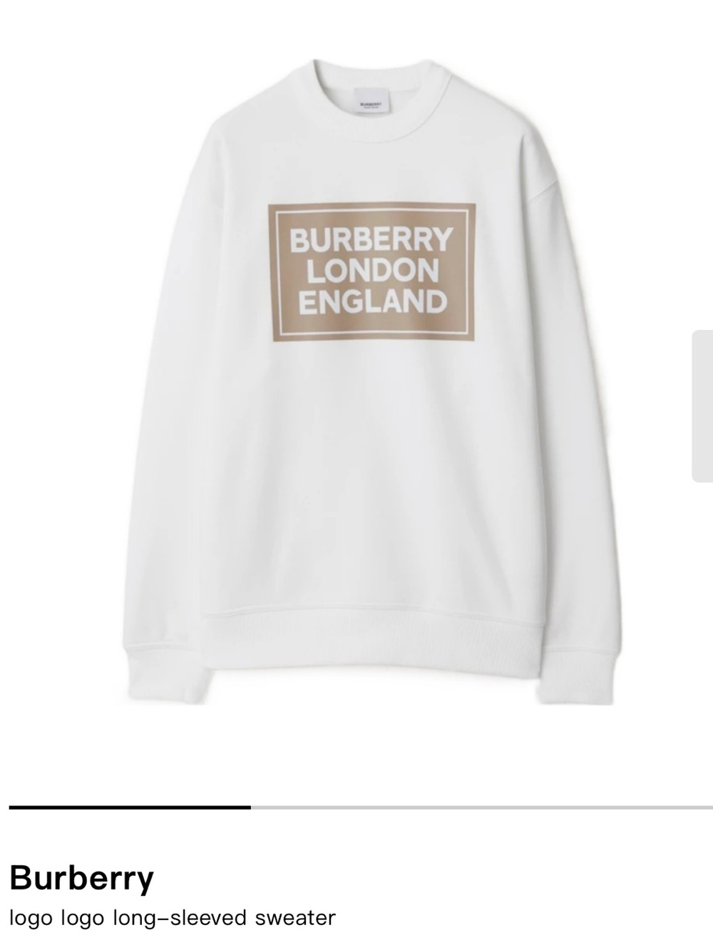 Burberry
logo logo long-sleeved sweater